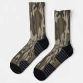 Whitetail Deer Bottomland Camouflage Jagd Rifle Bo Socken (Links)