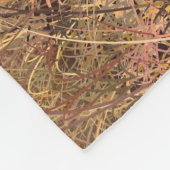 Whitetail Deer Buck & Dos Herbstmapelwald Fleecedecke (Ecke)