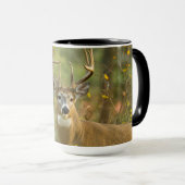 Whitetail Deer Buck | Weißfisch, Montana Tasse (VorderseiteRechts)