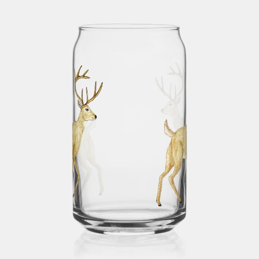 Whitetail Deer Drink Glass Dosenglas (Rechts)