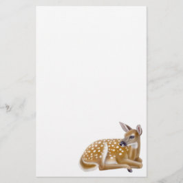 Whitetail Deer Fawn Stationery Briefpapier