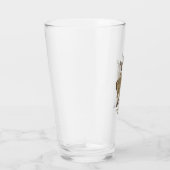 Whitetail Deer Herde / Vaters Mancave Pint Glas (Rechts)