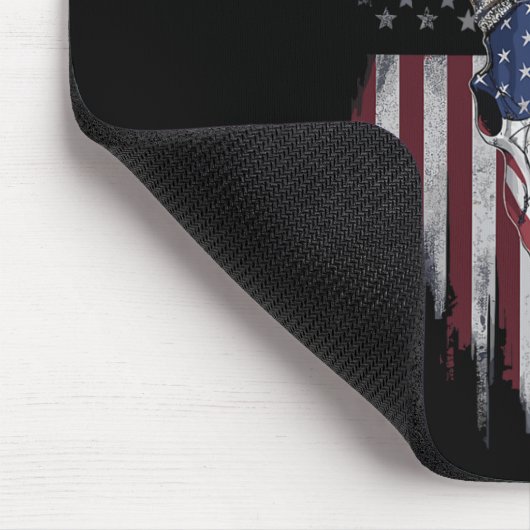 Whitetail Deer Hunter American Flag USA Design Buc Mousepad (Ecke)