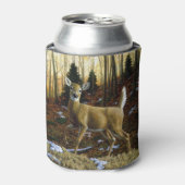 Whitetail Deer im Herbstwald Dosenkühler (Kanne Vorderseite)
