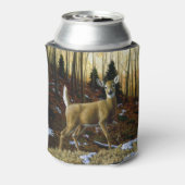 Whitetail Deer im Herbstwald Dosenkühler (Kanne Rückseite)