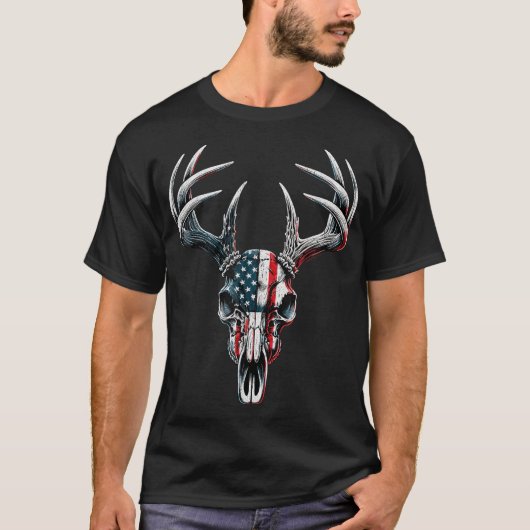 Whitetail Deer Jagd T-Shirt (Vorderseite)