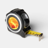 Whitetail Deer Jumping Fence Maßband (Winkel)