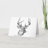 Whitetail Deer Karte (Vorderseite)