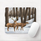 Whitetail Deer Mousepad (Mit Mouse)
