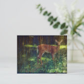 Whitetail Deer Postkarte (Stehend Vorderseite)
