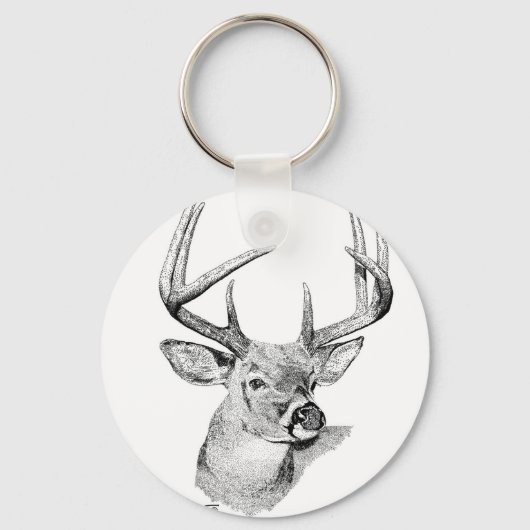 Whitetail Deer Schlüsselanhänger (Vorderseite)