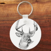 Whitetail Deer Schlüsselanhänger (Vorderseite)