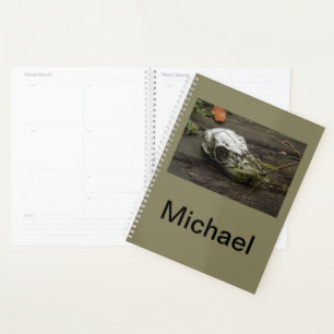 Whitetail Deer Skull Planner Planer