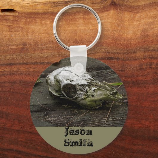 Whitetail Deer Skull Schlüsselanhänger (Vorderseite)