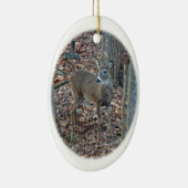 Whitetail Deer Spike Buck Christmas Ornament (Rechts)