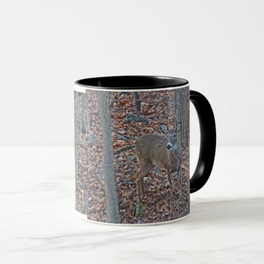 Whitetail Deer Spike Buck Series Tasse (VorderseiteRechts)
