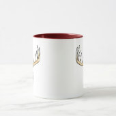 Whitetail Deer Stag Large Antlers Tasse (Zentrum)