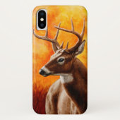 Whitetail Deer Trophy Buck Head Case-Mate iPhone Hülle (Rückseite)