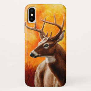 Whitetail Deer Trophy Buck Head iPhone X Hülle