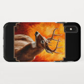 Whitetail Deer Trophy Buck Head Case-Mate iPhone Hülle (Rückseite (Horizontal))