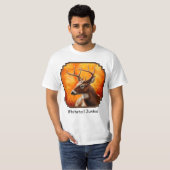 Whitetail Deer Trophy Buck Head T-Shirt (Vorne ganz)