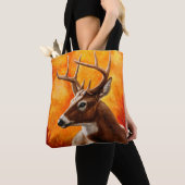 Whitetail Deer Trophy Buck Head Tasche (Von Nahem)