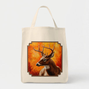 Whitetail Deer Trophy Buck Head Tragetasche