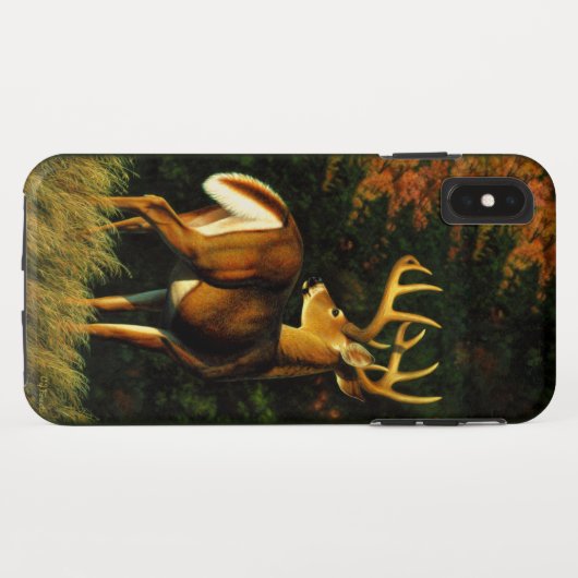 Whitetail Deer Trophy Buck Jagd Case-Mate iPhone Hülle (Rückseite (Horizontal))