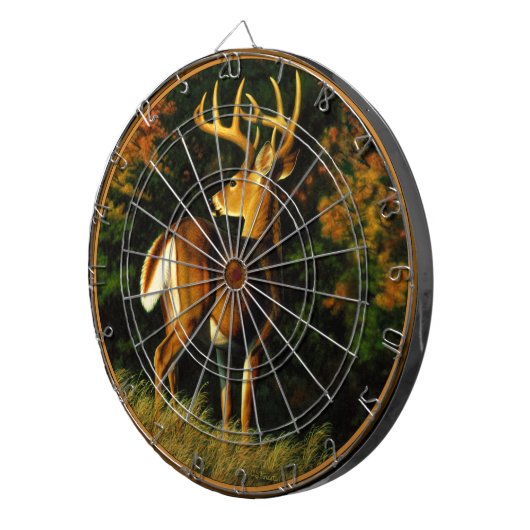 Whitetail Deer Trophy Buck Jagd Dartscheibe (Vorderseite rechts)