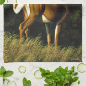 Whitetail Deer Trophy Buck Jagd Geschirrtuch (Gefaltet)