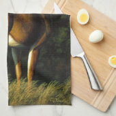 Whitetail Deer Trophy Buck Jagd Geschirrtuch (Viertel Falte)