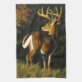Whitetail Deer Trophy Buck Jagd Geschirrtuch (Vertikal)