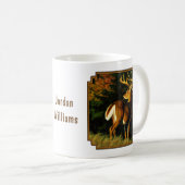 Whitetail Deer Trophy Buck Jagd Kaffeetasse (VorderseiteRechts)