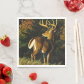 Whitetail Deer Trophy Buck Jagd Serviette (Beispiel)