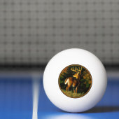 Whitetail Deer Trophy Buck Jagd Tischtennisball (Netto)