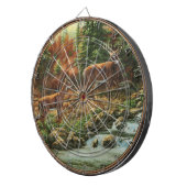 Whitetail Deer und Wasserfall Dartscheibe (Vorderseite rechts)