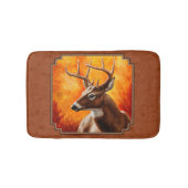 Whitetail Dei Herbst Reddish Brown Badematte (Vorderseite)