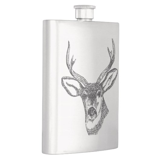 Whitetail-Dollar-Rotwild Flachmann (Rechts)