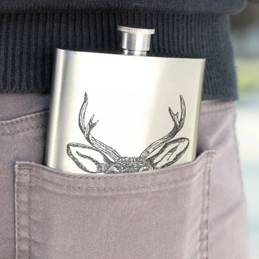 Whitetail-Dollar-Rotwild Flachmann (Beispiel)