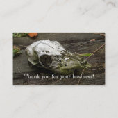 Whitetail Händlerskull-Visitenkarte Visitenkarte (Rückseite)