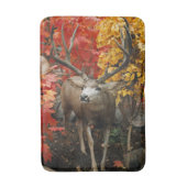 Whitetail im Herbst Badematte (Vorderseite Vertikal)