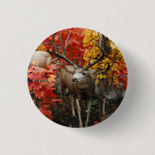 Whitetail im Herbst Button