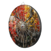 Whitetail im Herbst Dartscheibe (Vorderseite rechts)