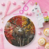 Whitetail im Herbst Pappteller (Party)