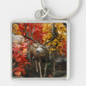 Whitetail im Herbst Schlüsselanhänger (Vorne)