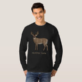 Whitetail Junkie Trophy Buck Hirsche Jagd T-Shirt (Vorne ganz)