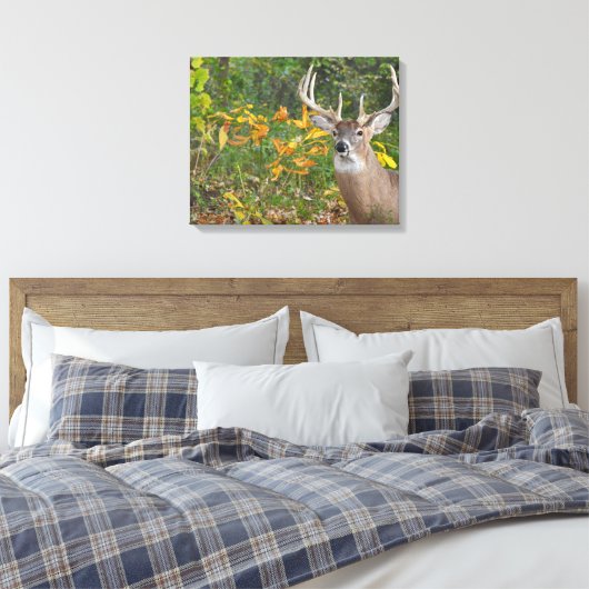 Whitetail Leinwanddruck (Insitu (Schlafzimmer))