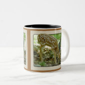 Whitetail-Rotwild - Kitz-Tasse 2 Zweifarbige Tasse (VorderseiteRechts)