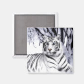 WhiteTiger Magnet (Vorderseite/Rückseite)