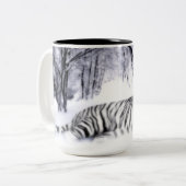 WhiteTiger Zweifarbige Tasse (Vorderseite Links)